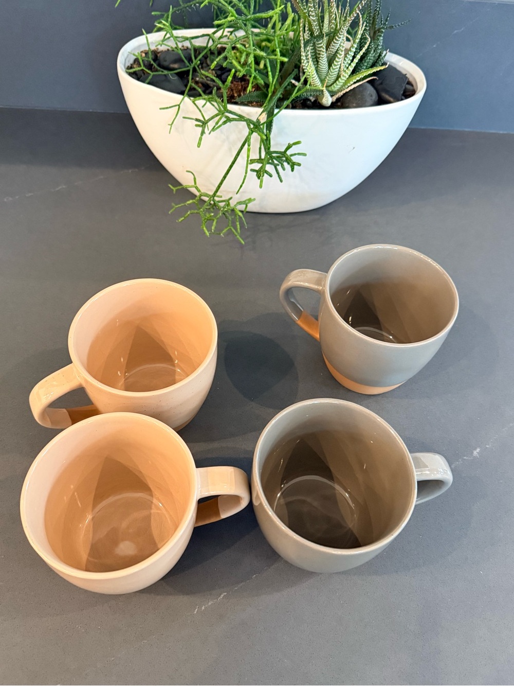 Speckled pottery coffee mugs 16oz - Picture 5 of 5